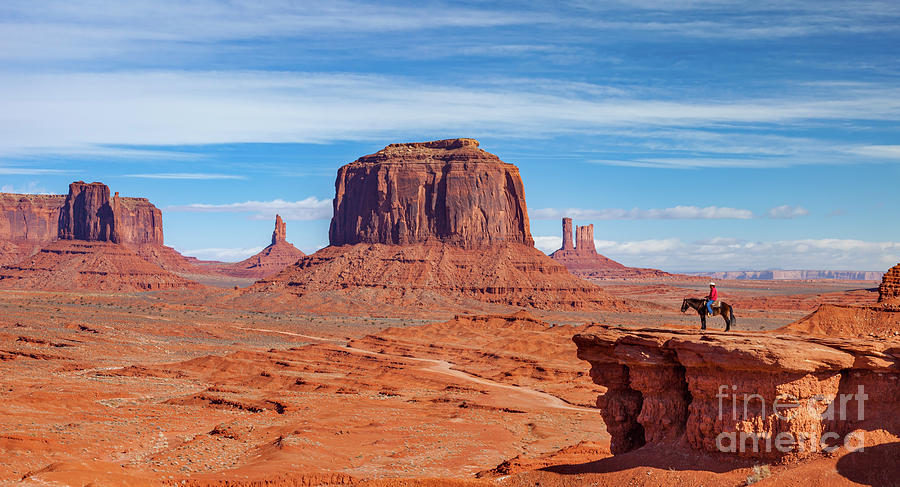 Monument Valley View - Navajo Tribal Park - Arizona Photograph by Brian Jannsen