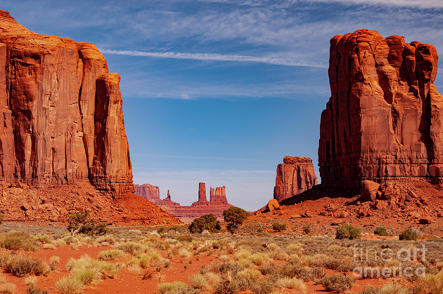 Monument Valley Window View Photograph by Bob Phillips