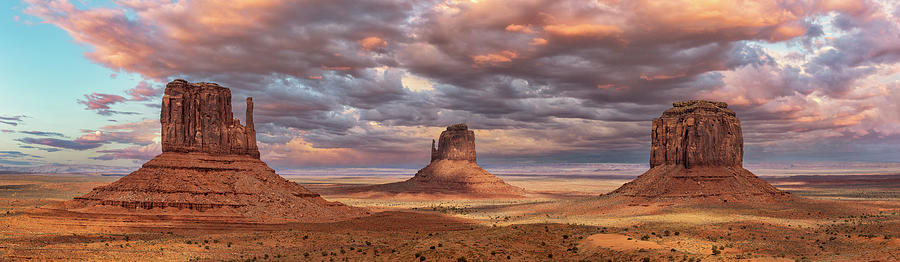 Monumental Sunset - Monument Valley Photograph by Stephen Stookey
