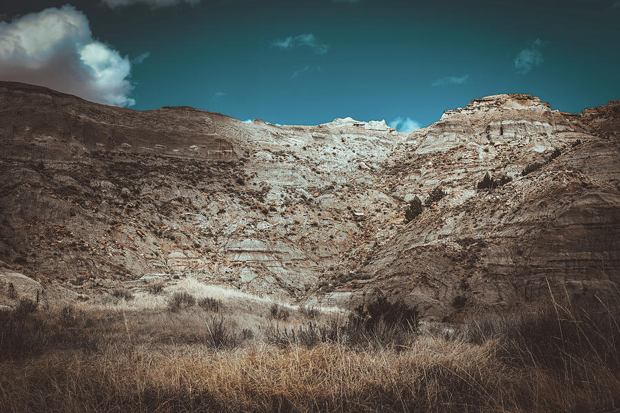 Moody Badlands Landscape Photograph by Dan Sproul