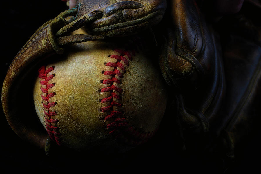 Moody Baseball And Mitt Photograph by Garry Gay