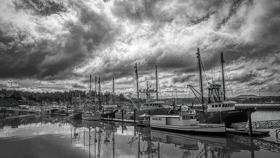 Moody Bayfront Morning Photograph by Bill Posner