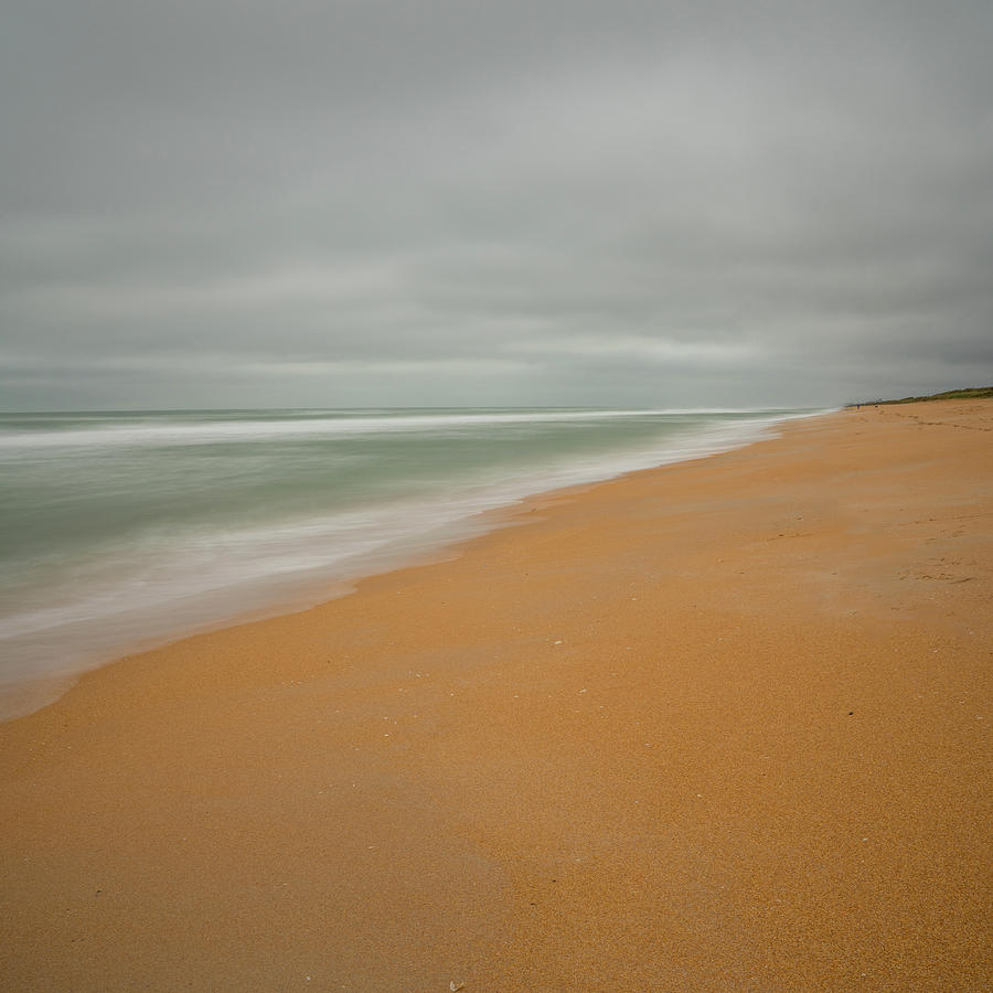 Moody Cloudy Beach Day Photograph by Kyle Lee