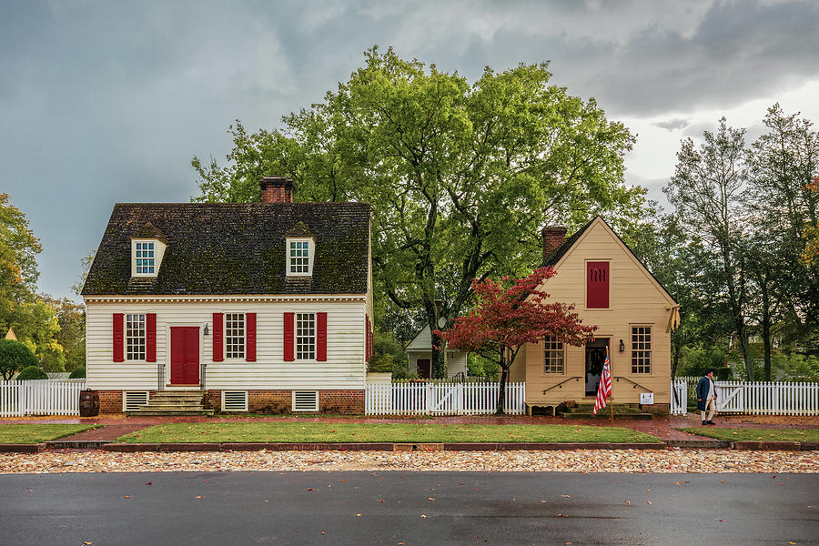 Moody Day in Colonial Williamsburg Photograph by Rachel Morrison
