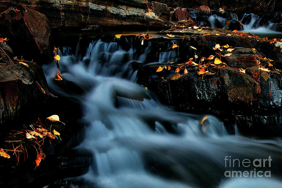 Moody Fall Day At The Creek Photograph by Thomas Nay Moody Fall Day At The Creek Photograph by Thomas Nay