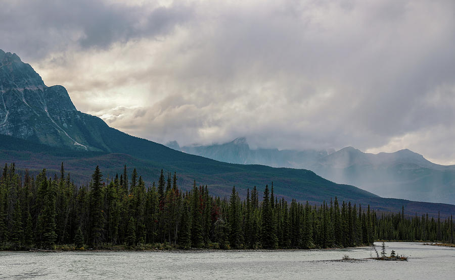 Moody Landscape Canadian Rockies Photograph by Dan Sproul