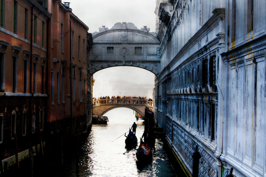 Moody Morning At The Bridge Of Sighs Photograph by Chris Lord