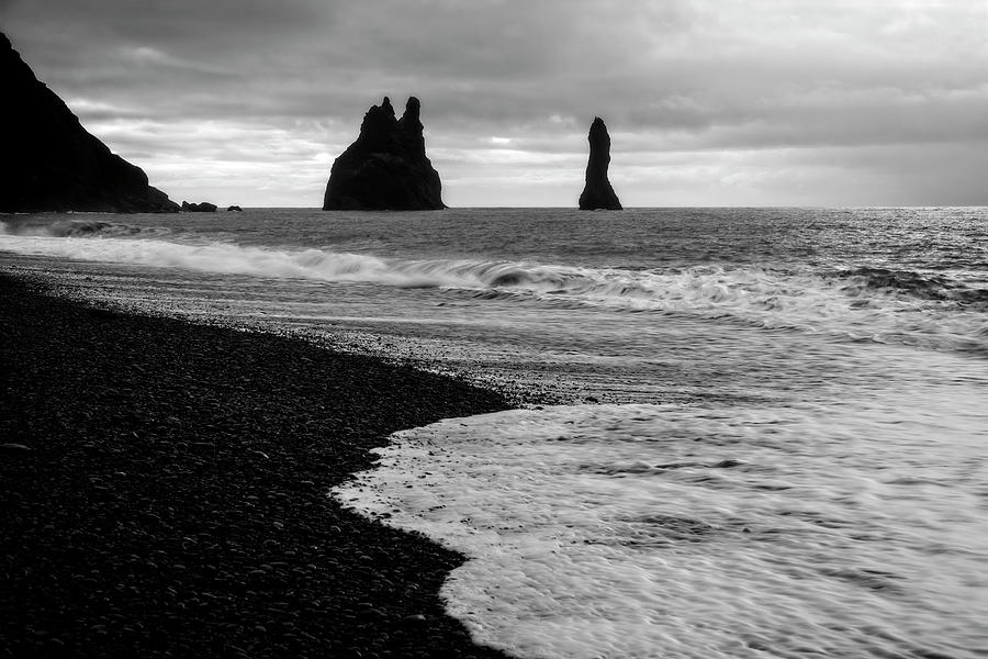 Moody Reynisfjara Iceland Photograph by Catherine Reading