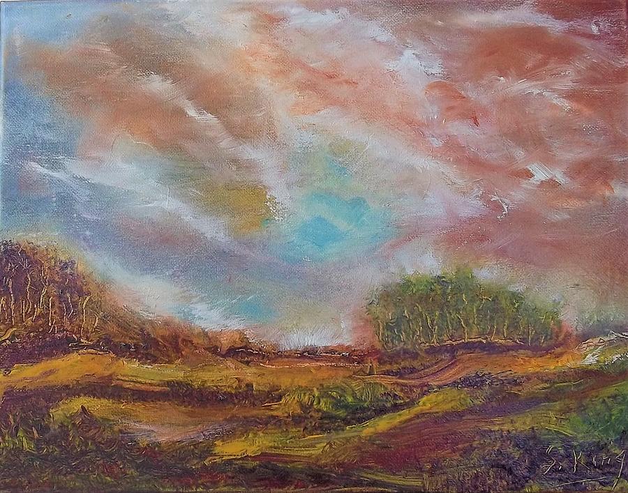 Landscape Painting - Moody Sky by Stephen King