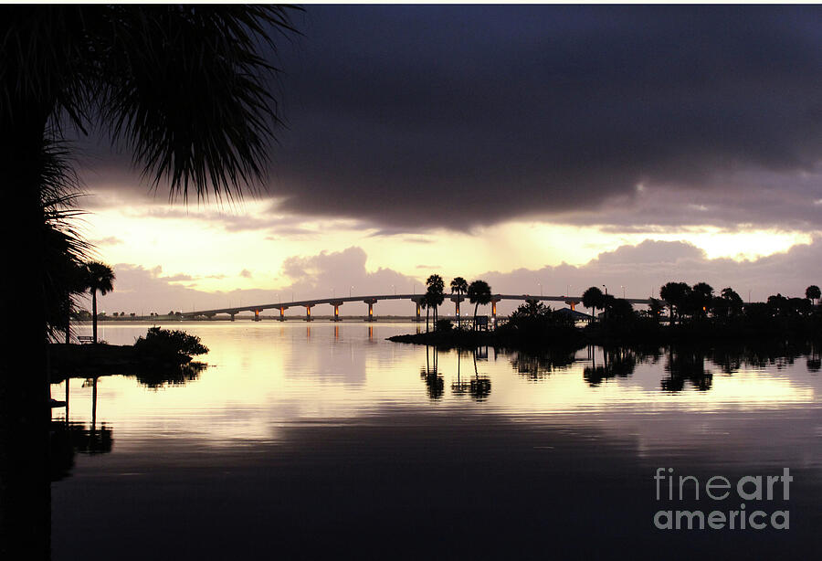 Indian River Lagoon Photograph - Moody Causeway Sunrise by Brenda Harle