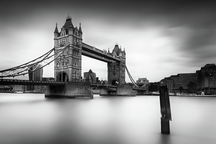 Moody Tower Bridge Photograph by John Wright Moody Tower Bridge Photograph by John Wright