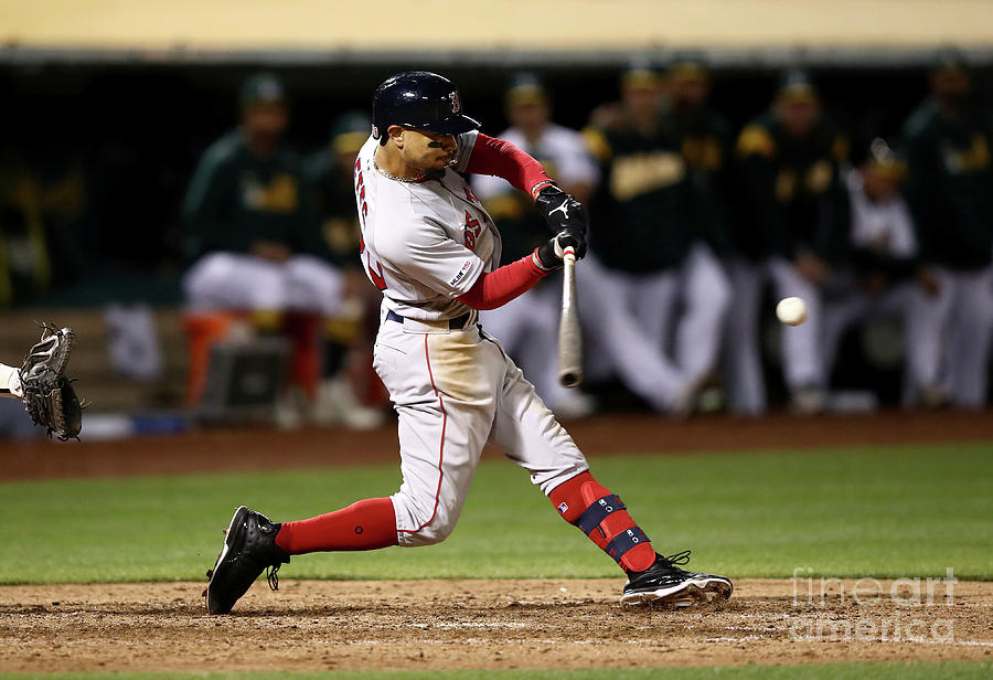 Mookie Betts Photograph by Ezra Shaw Mookie Betts Photograph by Ezra Shaw