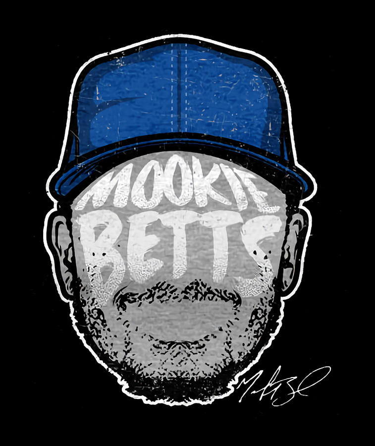 Mookie Betts Player Silhouette Digital Art by Kelvin Kent