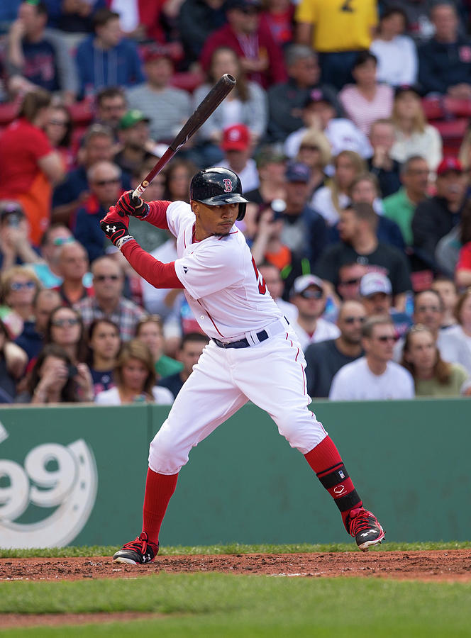 Mookie Betts Photograph by Rich Gagnon Mookie Betts Photograph by Rich Gagnon