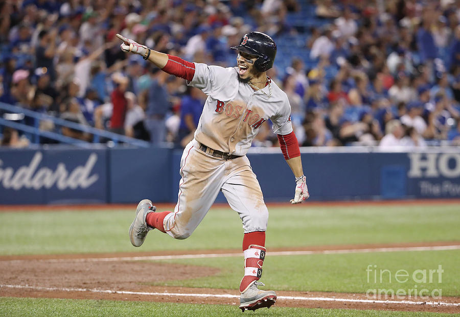Mookie Betts Photograph by Tom Szczerbowski Mookie Betts Photograph by Tom Szczerbowski