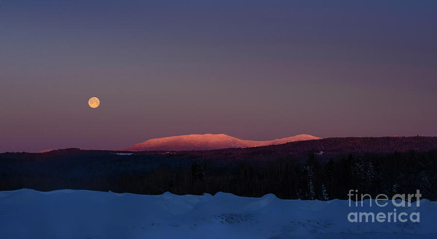Moon and Sunrise  Photograph by Alana Ranney