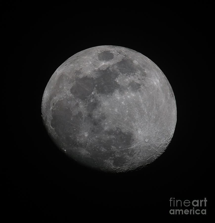 Moon Beams - 2018 Full Moon Photograph