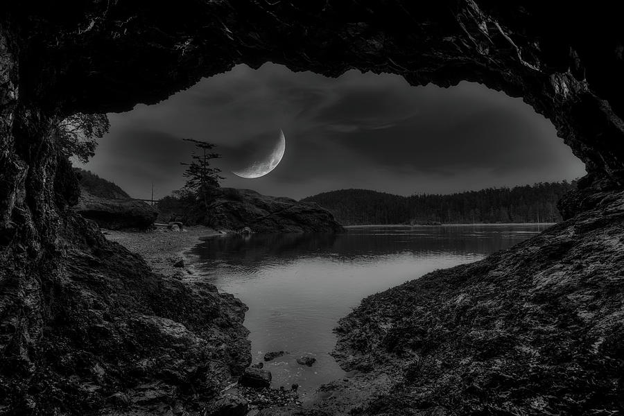 Moon Cave Composite 1 Photograph by Gary Skiff