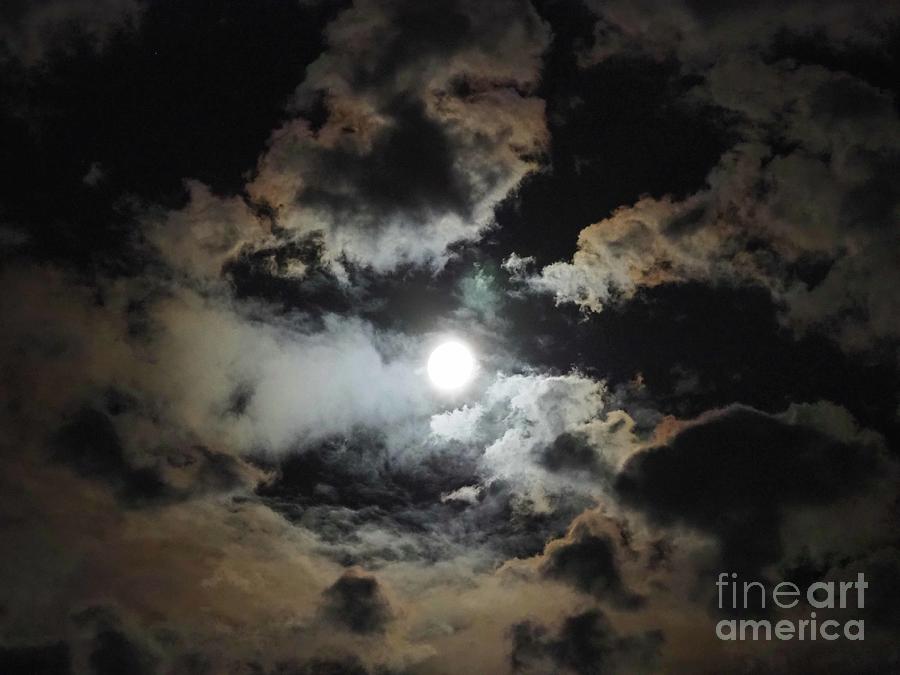 Moon Clouds Photograph by Ginger Repke