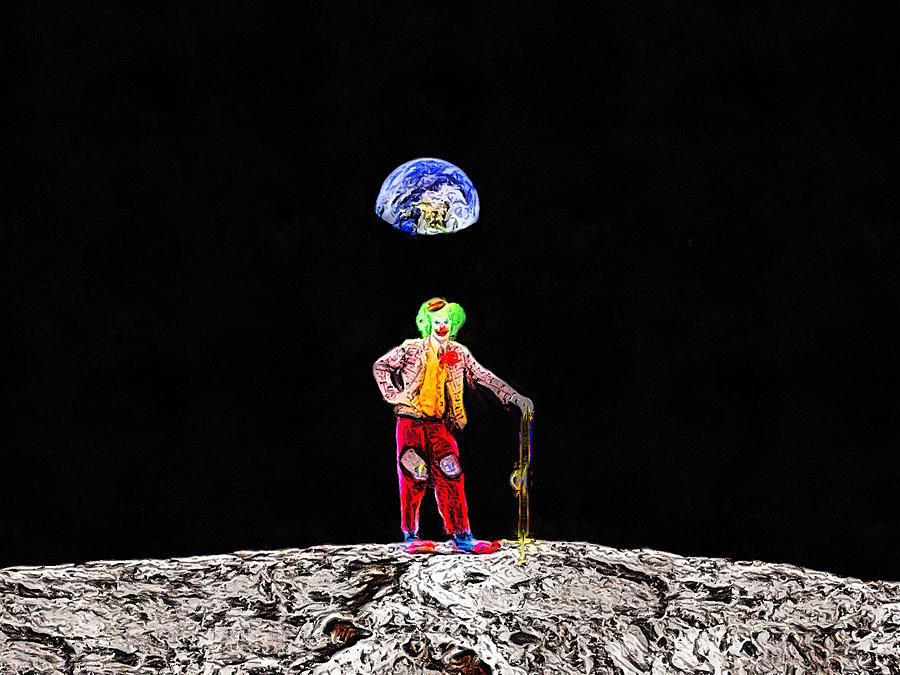 Moon Clown Digital Art By Christopher Taylor Fine Art America