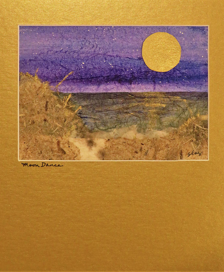 Moon Dance with Offset Mat Painting by Sharon Williams Eng