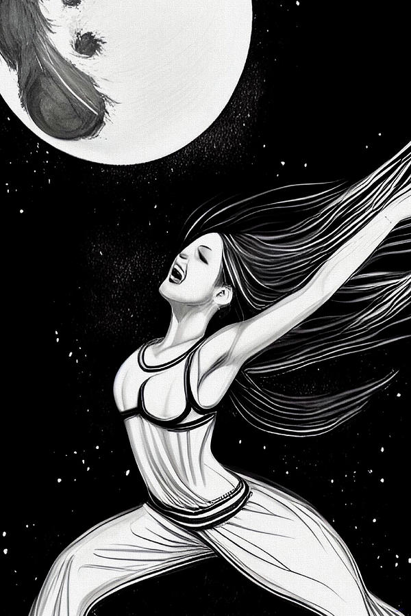 Moon Dancer Digital Art by Michelle Hoffmann