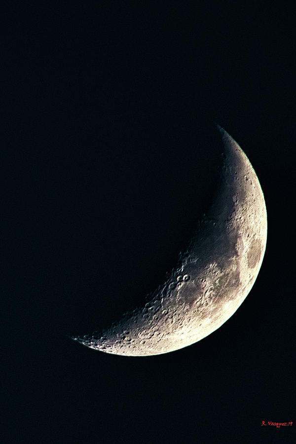 Moon In Shadow Photograph by Rene Vasquez
