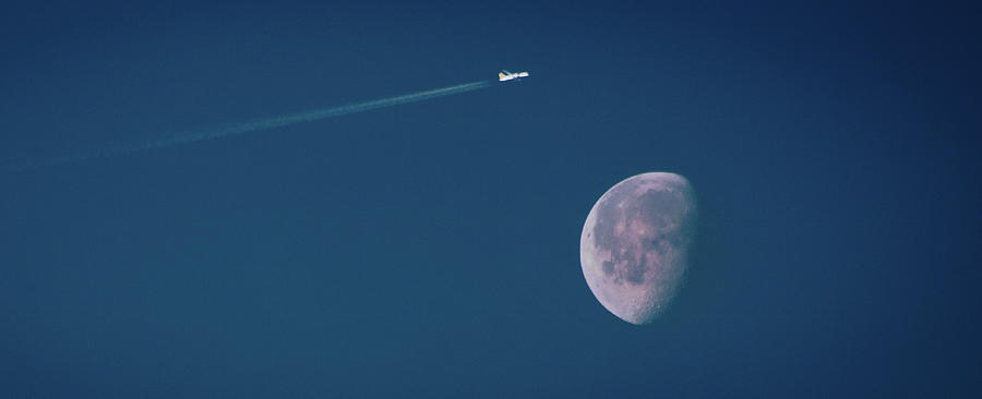 Moon Jet Photograph by Gregg Ott