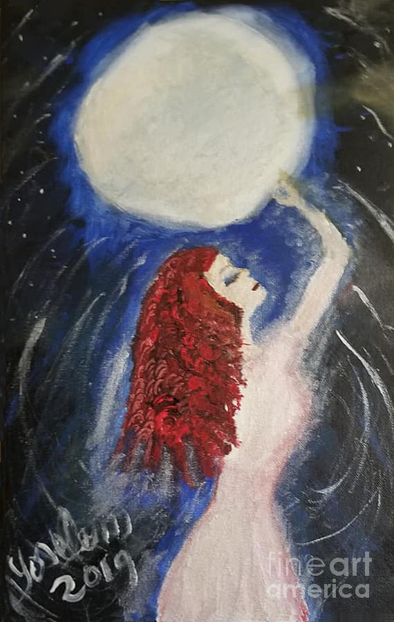 Moon Lady Painting