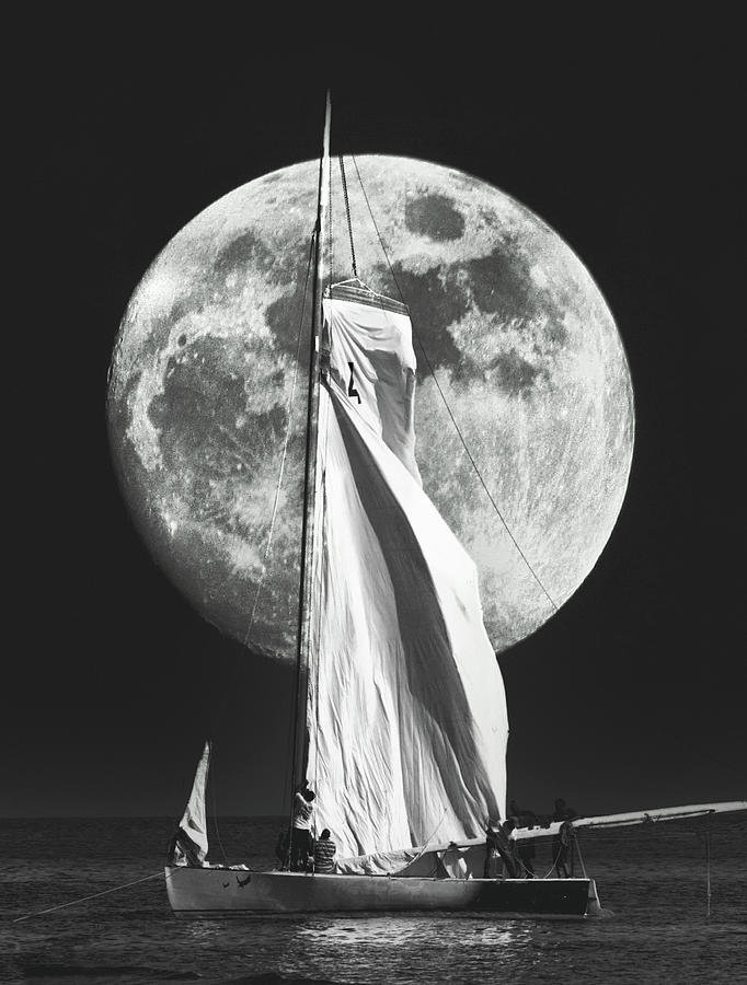 Moon light Sail Photograph by Montez Kerr