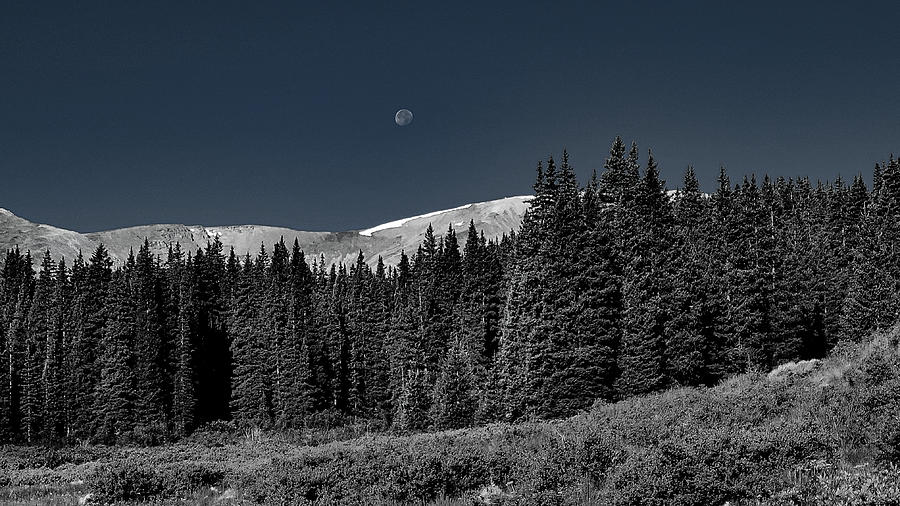 Moon Mountain Photograph by Double AA Photography