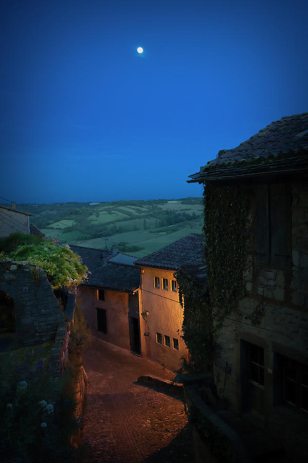 Moon Over Cordes Photograph by W Chris Fooshee