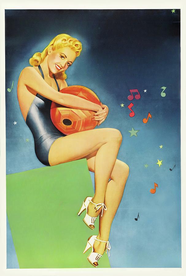 Moon Over Miami, 1941, painting by Alberto Vargas Painting by Movie World Posters