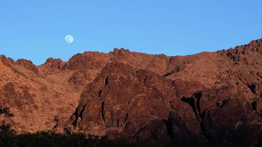 Moon Over Sawtooth Canyon Photograph by Glenn McCarthy Art and Photography