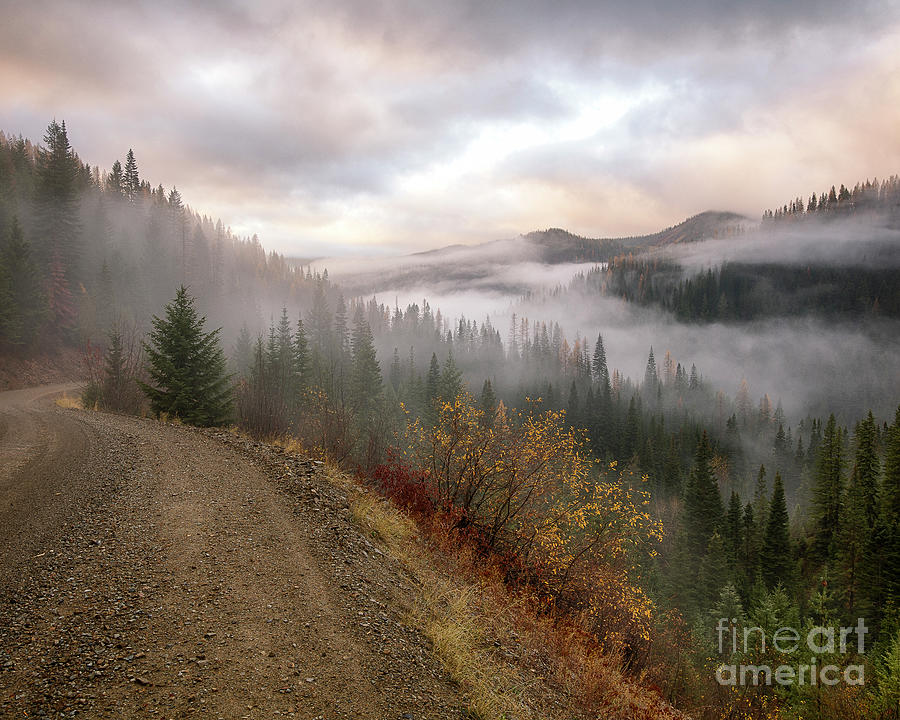Moon Pass Mists Photograph by Idaho Scenic Images Linda Lantzy