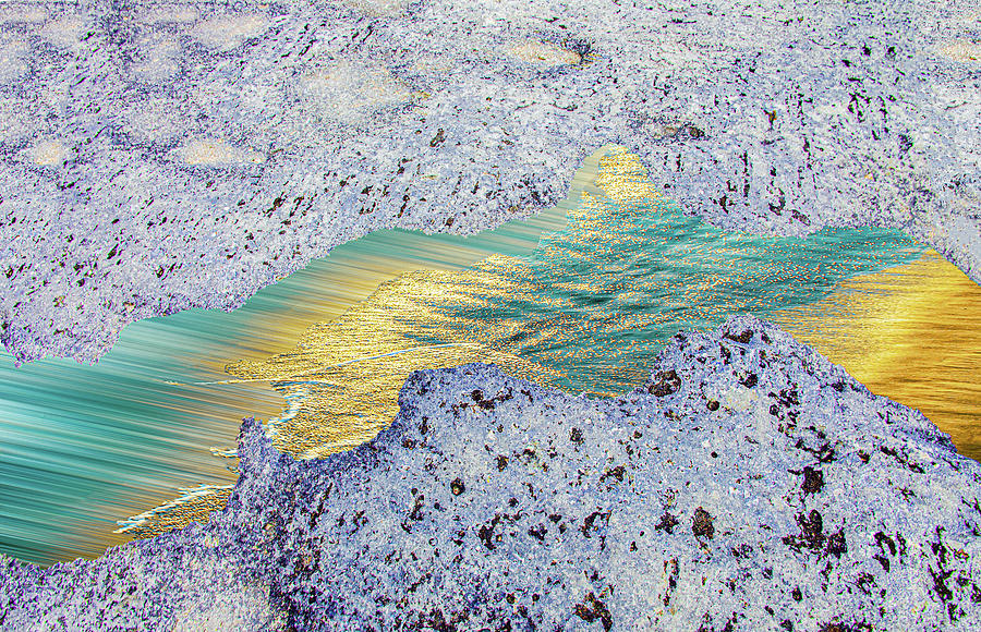 Rock Formation Photograph - Moon River by Terry Walsh Rock Formation Photograph - Moon River by Terry Walsh