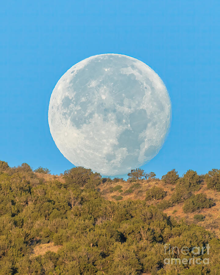 Moon Setting 3 Photograph by Steven Natanson