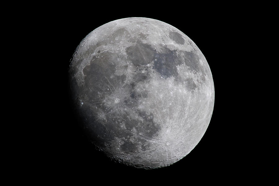 Moon Shot Photograph by Les Greenwood