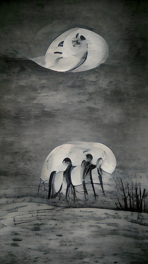 Moon Spirits Digital Art by Vennie Kocsis