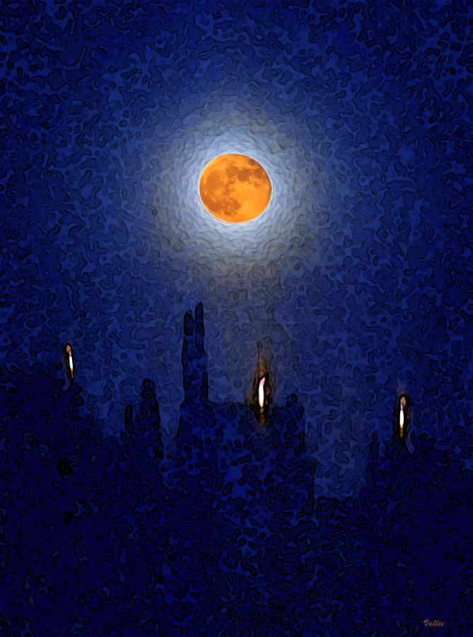 Moon Worship Digital Art by Vallee Johnson