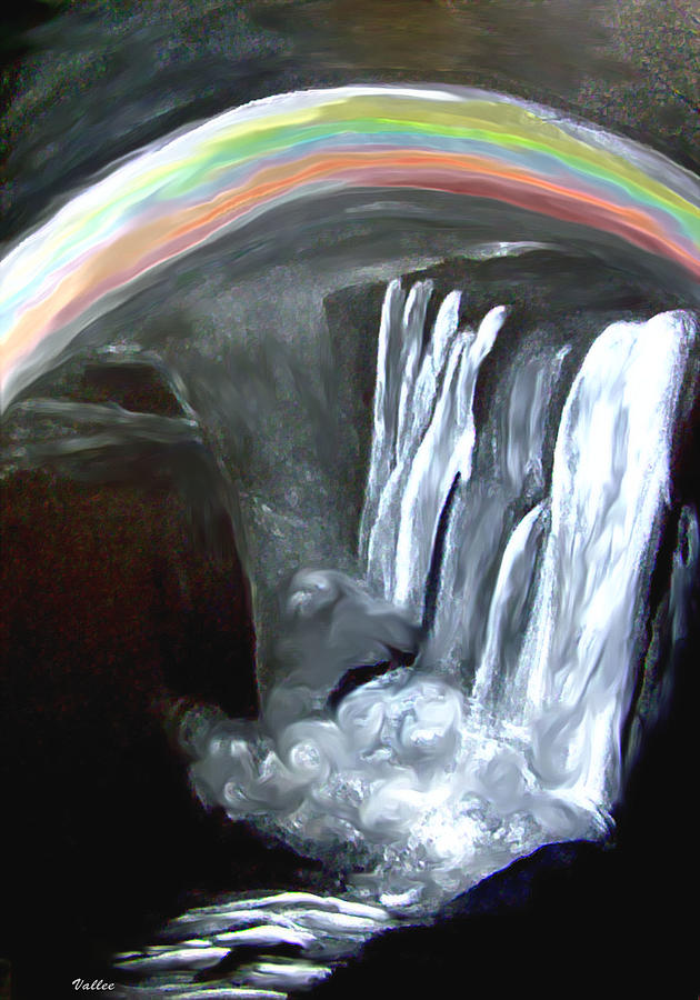 Moonbow Painting by Vallee Johnson