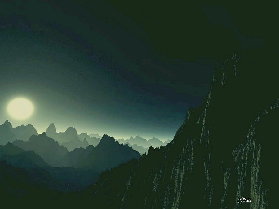 Mountain Photograph - Moonlight Arches by Julie Grace