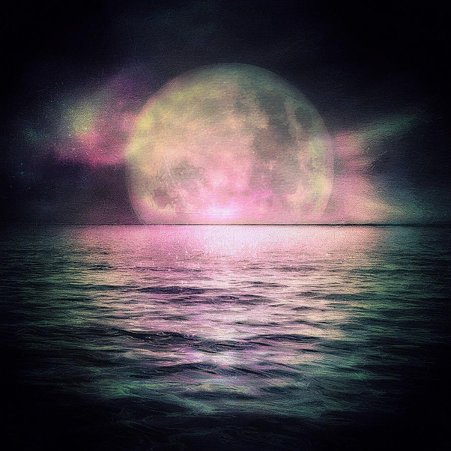 Moonlight Aurora Digital Art by Don DePaola