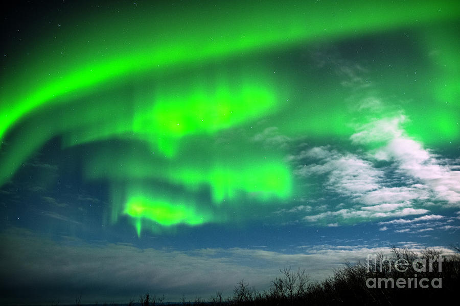Moonlight Aurora Photograph by Jim Chamberlain - Fine Art America