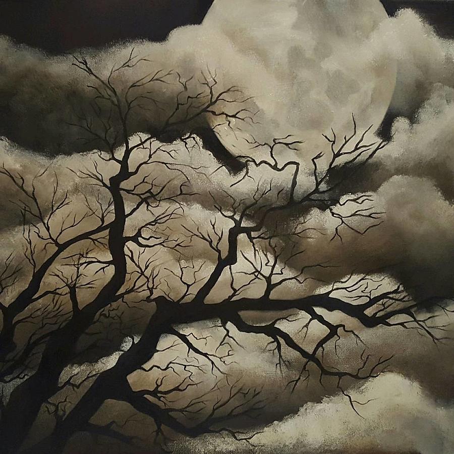 Moonlight Painting by Brittany Bell Moonlight Painting by Brittany Bell