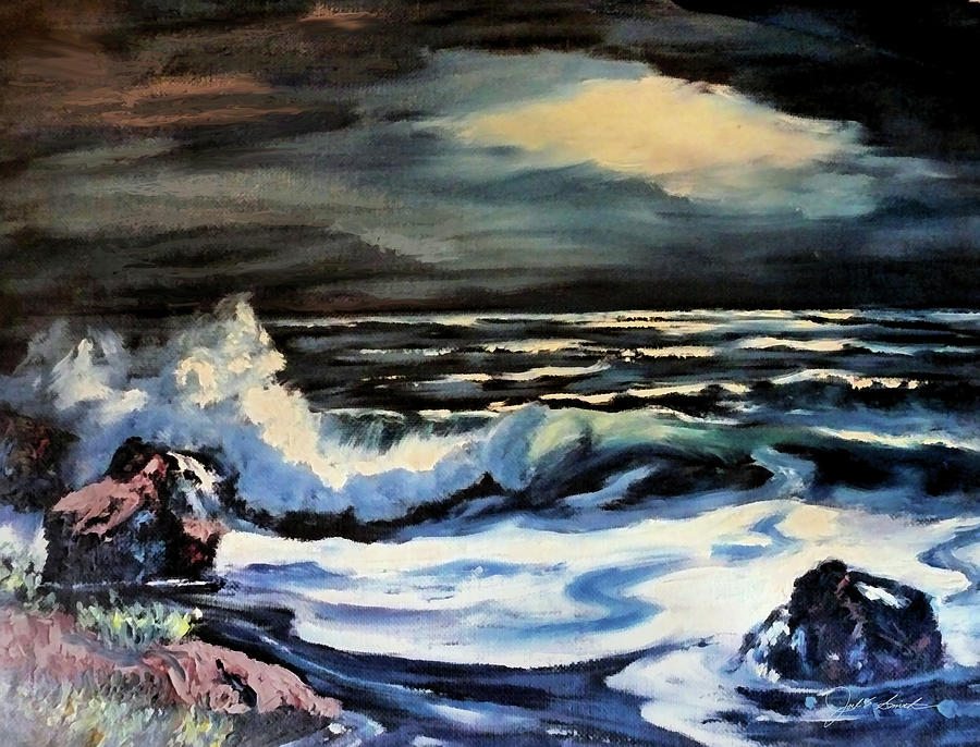 Moonlight Cove   Painting by Joel Smith