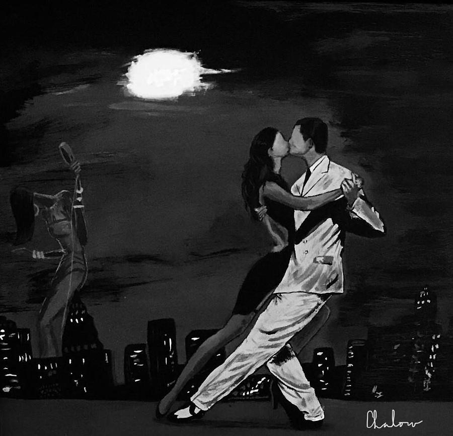Moonlight Dark Dancing Painting by Charles Young Moonlight Dark Dancing Painting by Charles Young