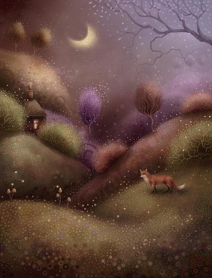 Moonlight Encounter Painting by Joe Gilronan