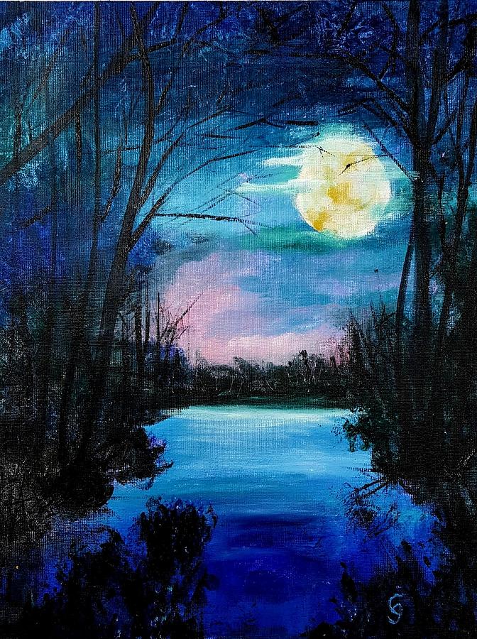 Moonlight Glow Painting