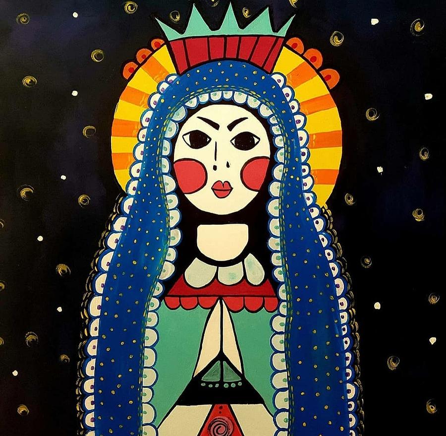 Moonlight Madonna Painting by Jules Gillen - Fine Art America